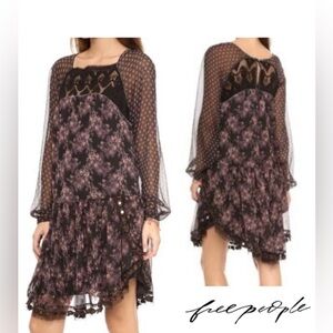 Free People Elsie Midnight Garden Dress